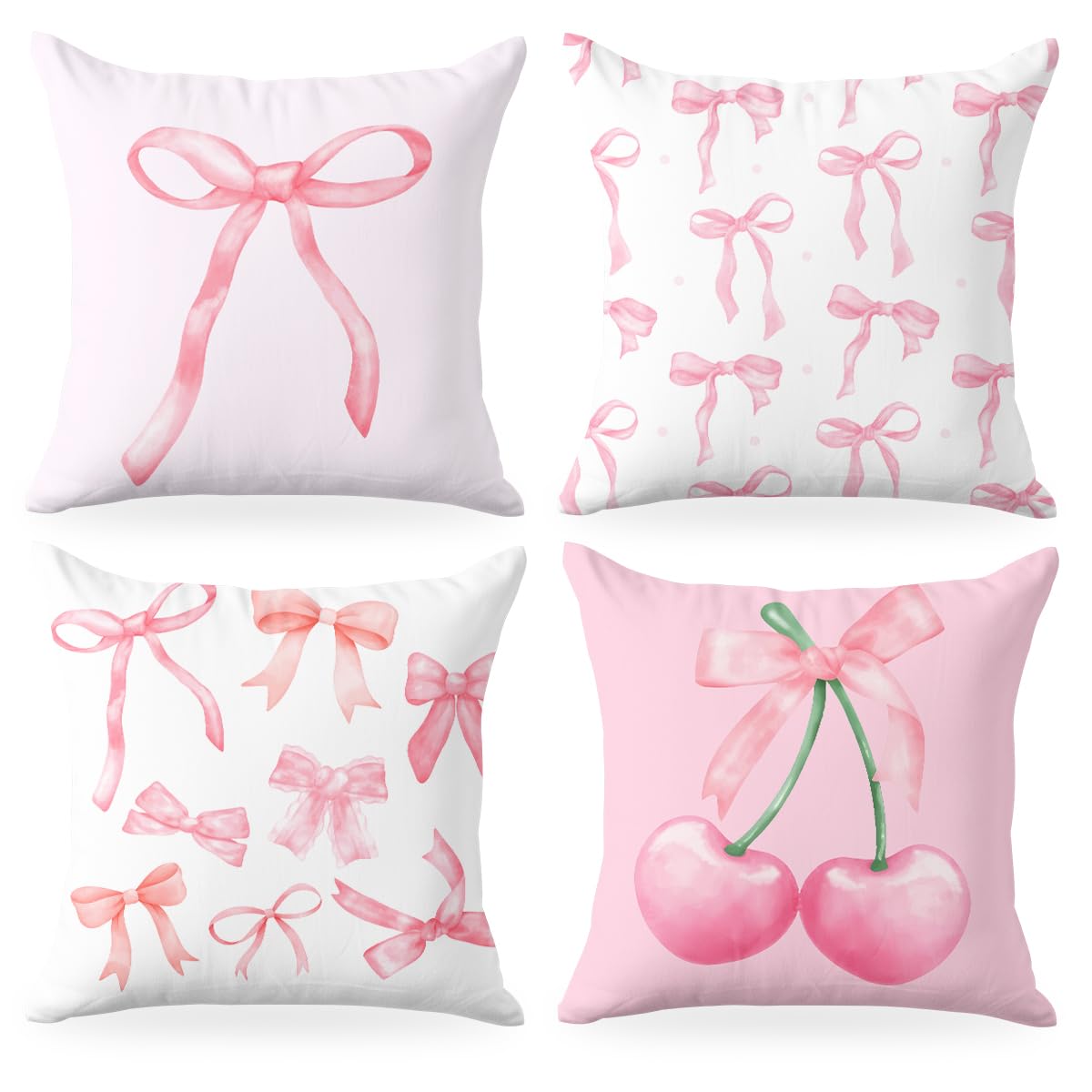 4 PCs Lemon Decor Pillow Covers 18x18, Italian Gifts Throw Pillow Covers | Italy Lemon Pillow Cases Decorative Pillow Protectors Living Room Bedroom Office Home Decor for Cushion Car Bed BST202