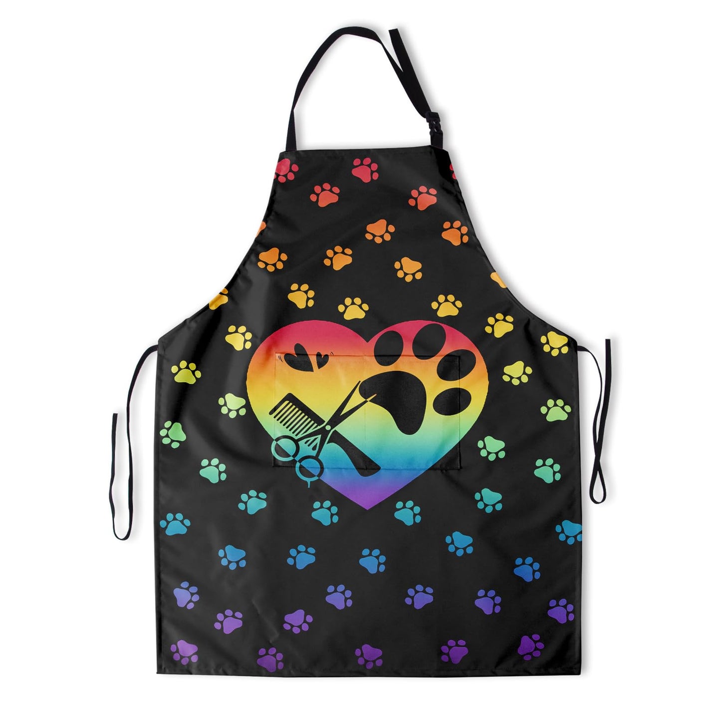 Art Apron with Pocket for Women Men | Kitchen Aprons Chef Apron for Cooking Baking BBQ Painting Gardening BST202