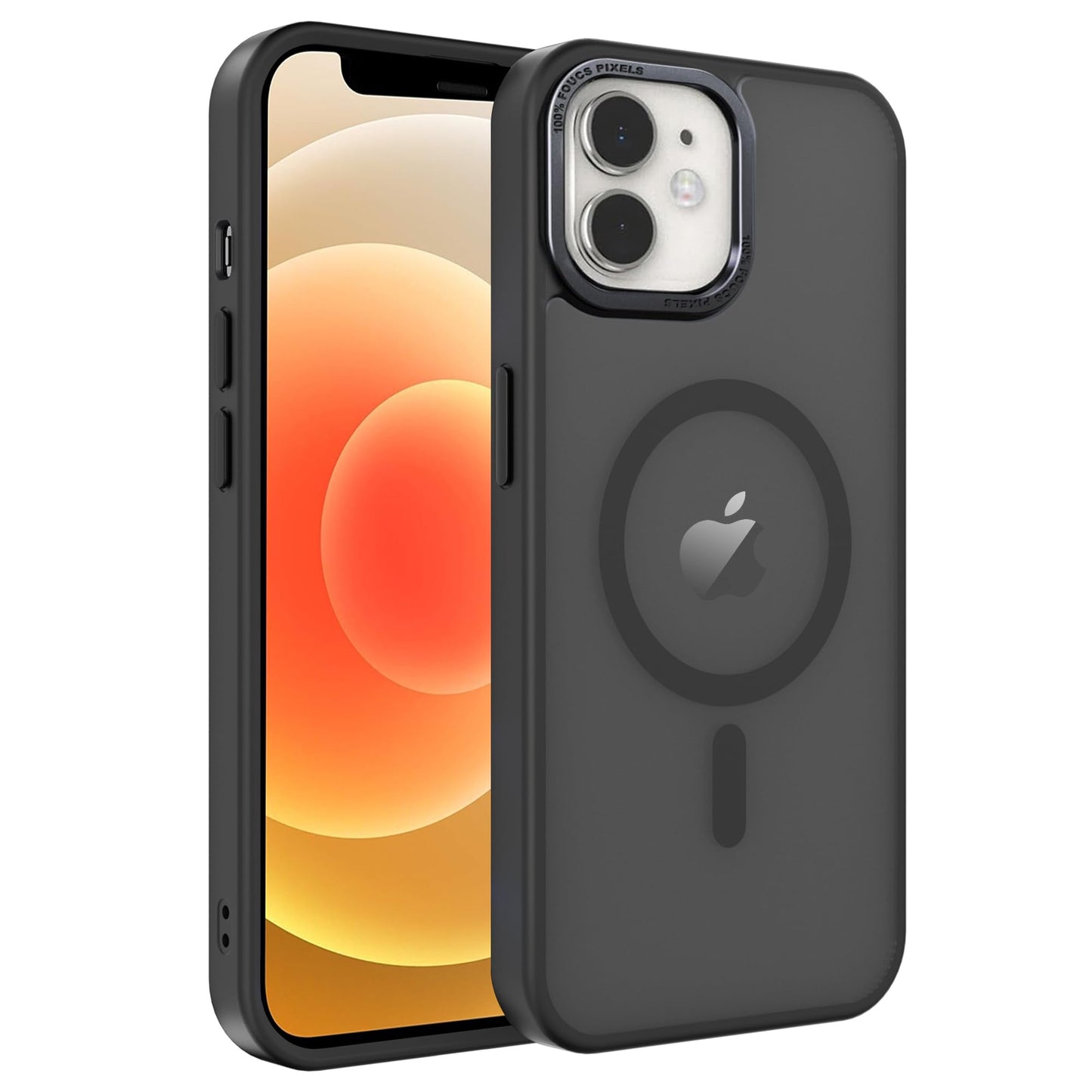 Magnetic for iPhone 17 Air Phone Case, [Compatible with MagSafe], Screen Protector X1, [Military Grade Drop Protection],Matte Finish,Slim,Shockproof,Protective (Black, iPhone 17 AIR) WN420