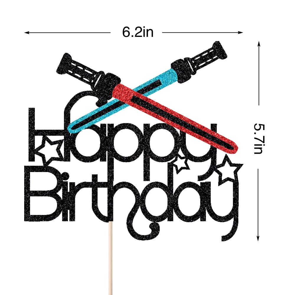 Music Happy Birthday Cake Topper，Roll Music Cake Decor Hip Hop Dancing Ball Cake Decorations，Guitar Note Birthday Party Supplies BST220