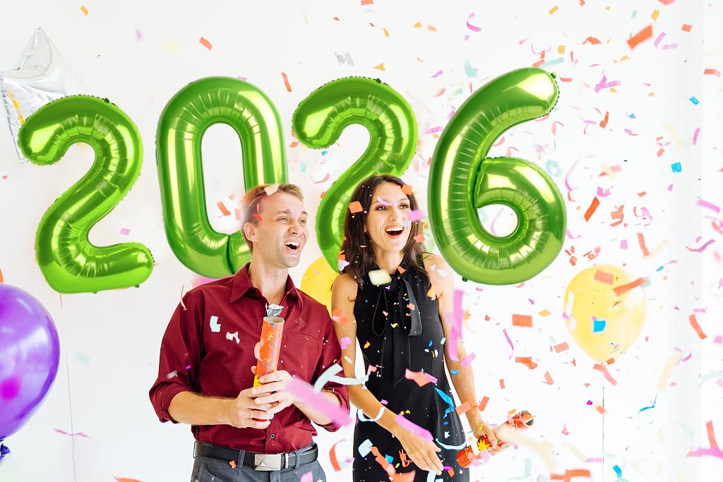 Light Brown 2026 Number Balloon, Light Brown Number Balloons 40 Inch, 2026 Balloon Birthday Decorations, 2026 Birthday Party Supplies, 2026 Graduation Party Favors, Class of 2026 Decorations BST326L