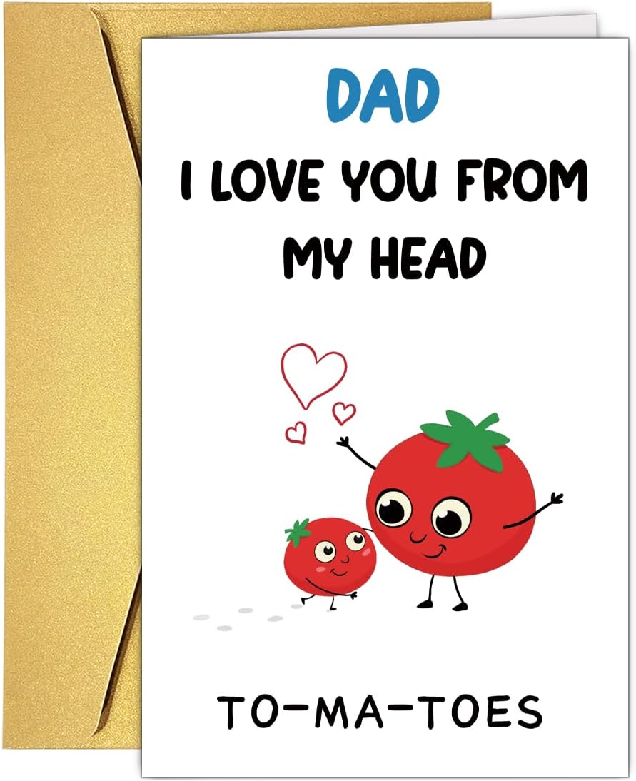 Funny Fathers Day Card for Dad Daddy Bonus Dad, Cute Cards for Fathers Day, Father's Day Cards from Son Daughter, Father's Day Cards Gift For Men Him BST202