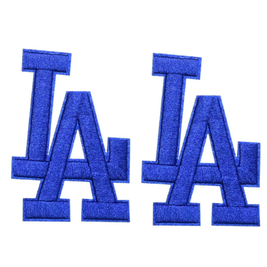 Iron-On San Diego Letter Patch, White, 2 x 3 in, 2-Pack for Jackets BST220