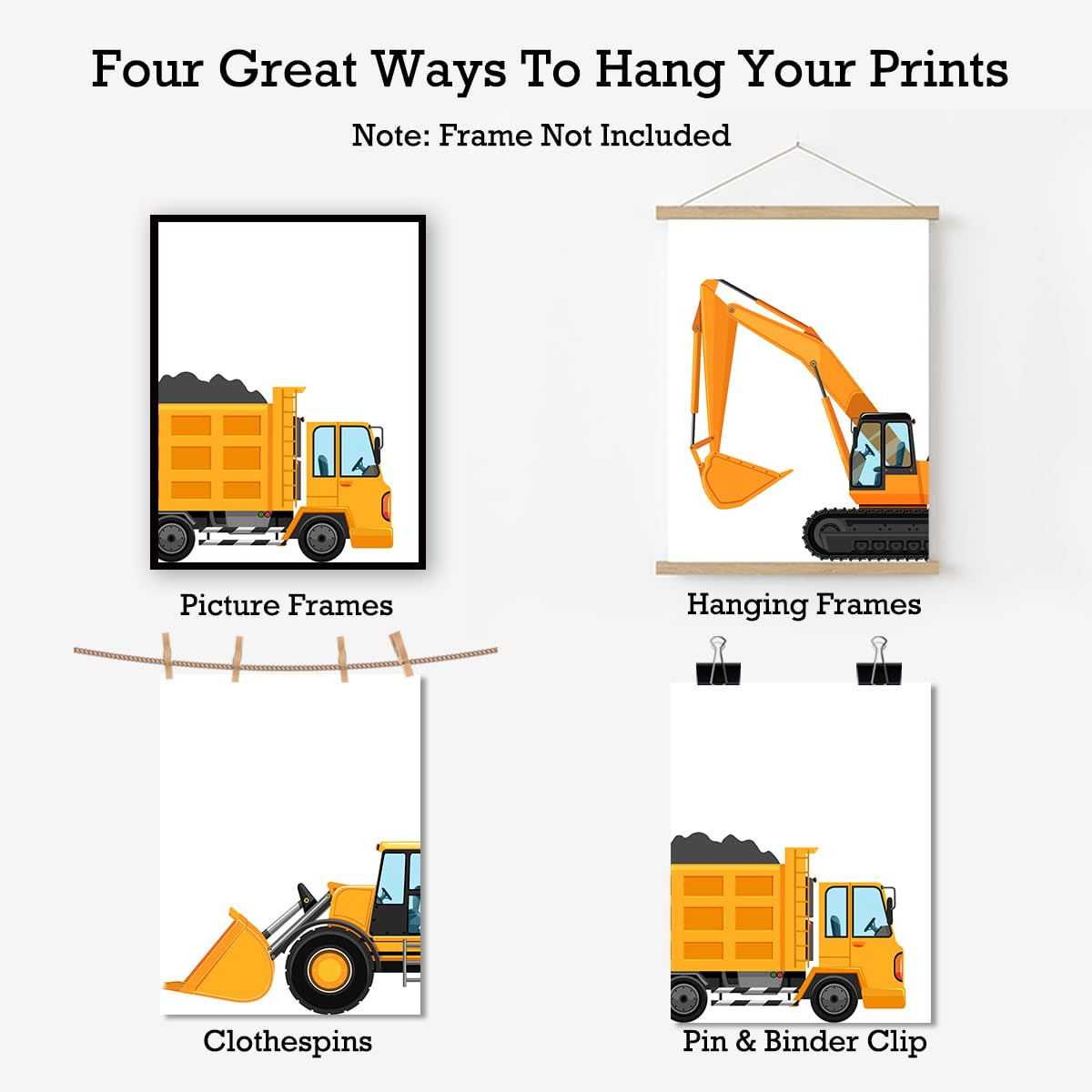 Positive Affirmations Posters for Kids,Inspirational Posters Prints Wall Art for Classroom Nursery Kids Room Home 11x14 Inch Unframed Set of 3 WN420