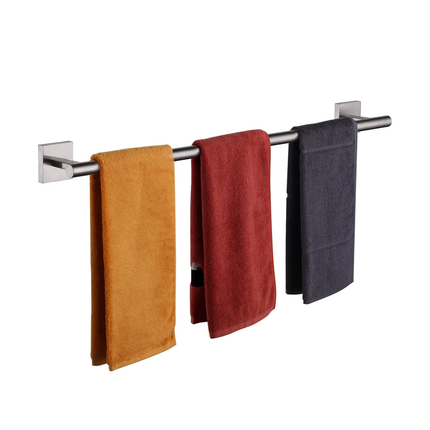 KOKOSIRI Bathroom Towel Bars 16 Inch Towel Rail Matte Black 40CM Hand Towel Holder for Bath Kitchen Wall Stainless Steel B4005BK-L16 BST202