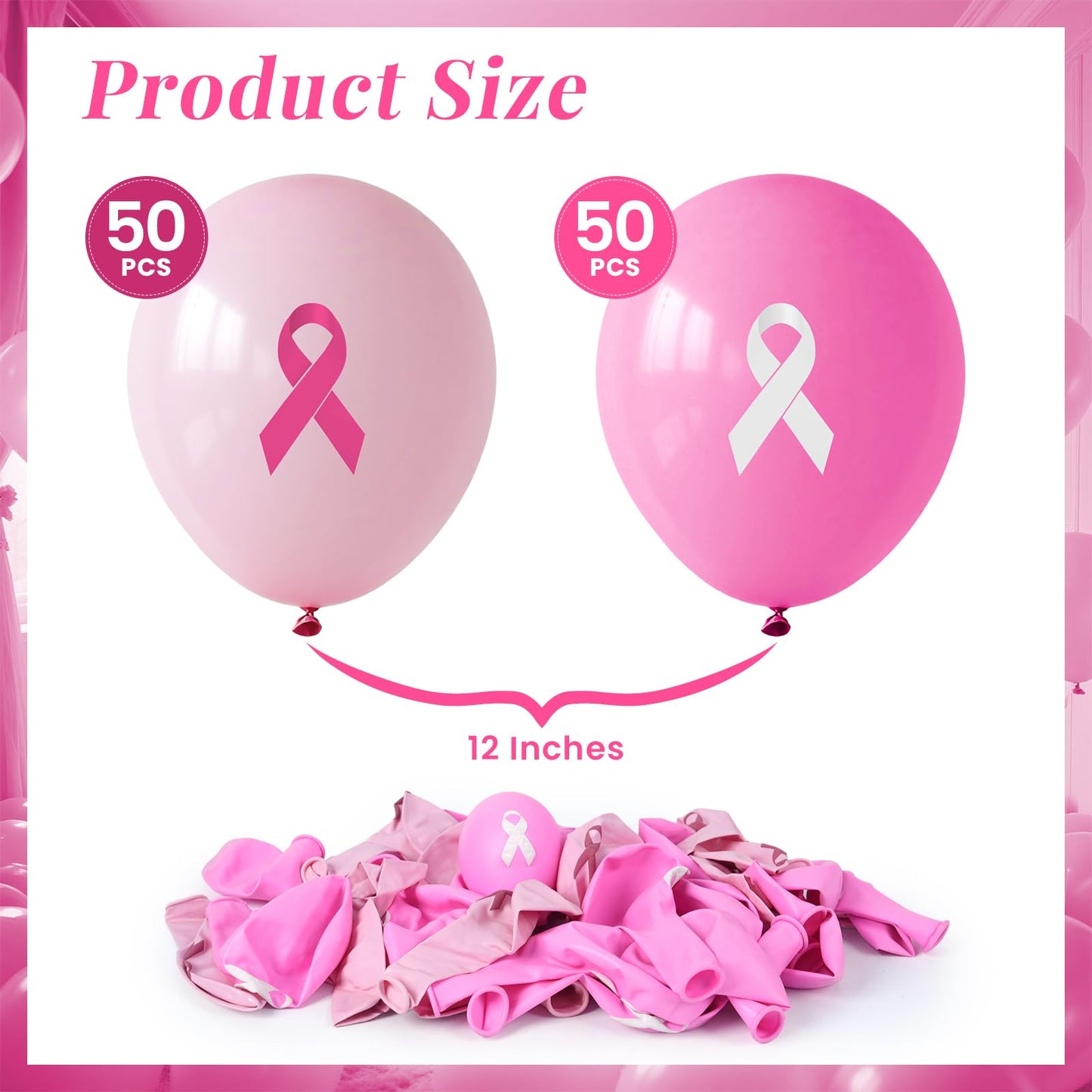 100 Pcs Red Ribbon Awareness Balloons 12 Inch Latex Red White Printed Balloon Arch Kit for Heart Health Fundraisers Community Campaigns Red Ribbon Week School Event Supplies BST220