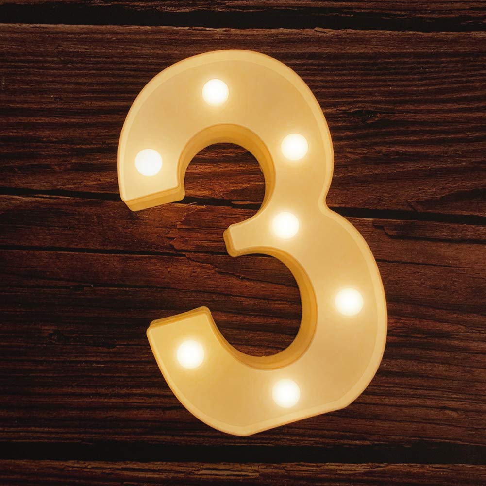 MUMUXI Marquee Light Up Letters | Large Light Up Numbers | Battery Powered and Bright with Every Letter of the Alphabet | For Wedding, Birthday, Party, Celebration, Christmas or Home Decoration (0) BST220