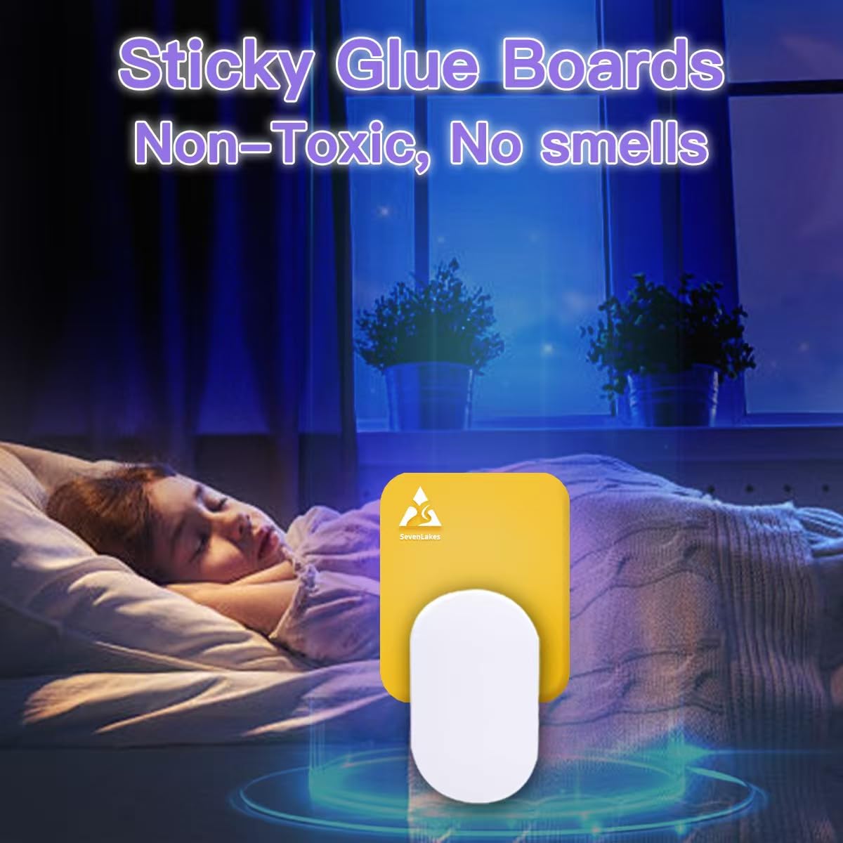 36 Pcs Sticky Refill Glue Cards, Compatible with Safer Home SH502, Dynatrap DT3005W-DS3, DT23005-06, Targets Moth, Fly, Mosquito, Gnat and More, Safe and Super Sticky (Matcha Green) WN420