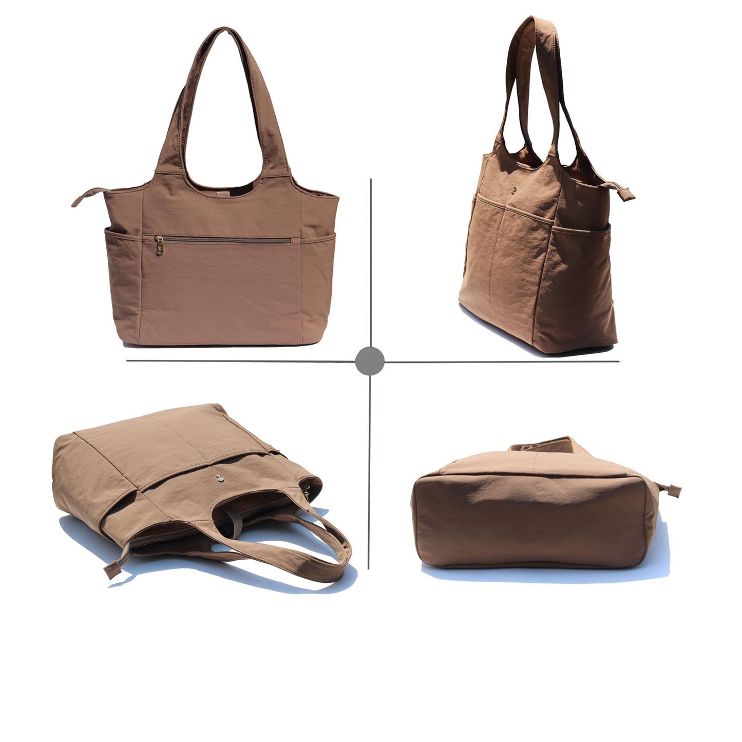ESVAN Yoga Tote Bag Mat bag Women Shoulder Bags Carryall Tote for Travel Office Workout Gym Nurse Beach BST326H