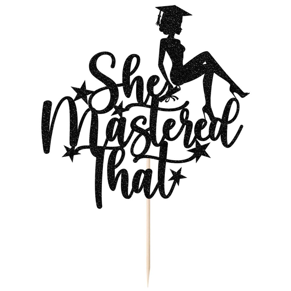 Class of 2026 Cake Topper | Gold Glitter Grad Cap Cake Pick-Boys Girls primary school High School College 2026 Graduation Theme Party Cake Decor Supplies BST202