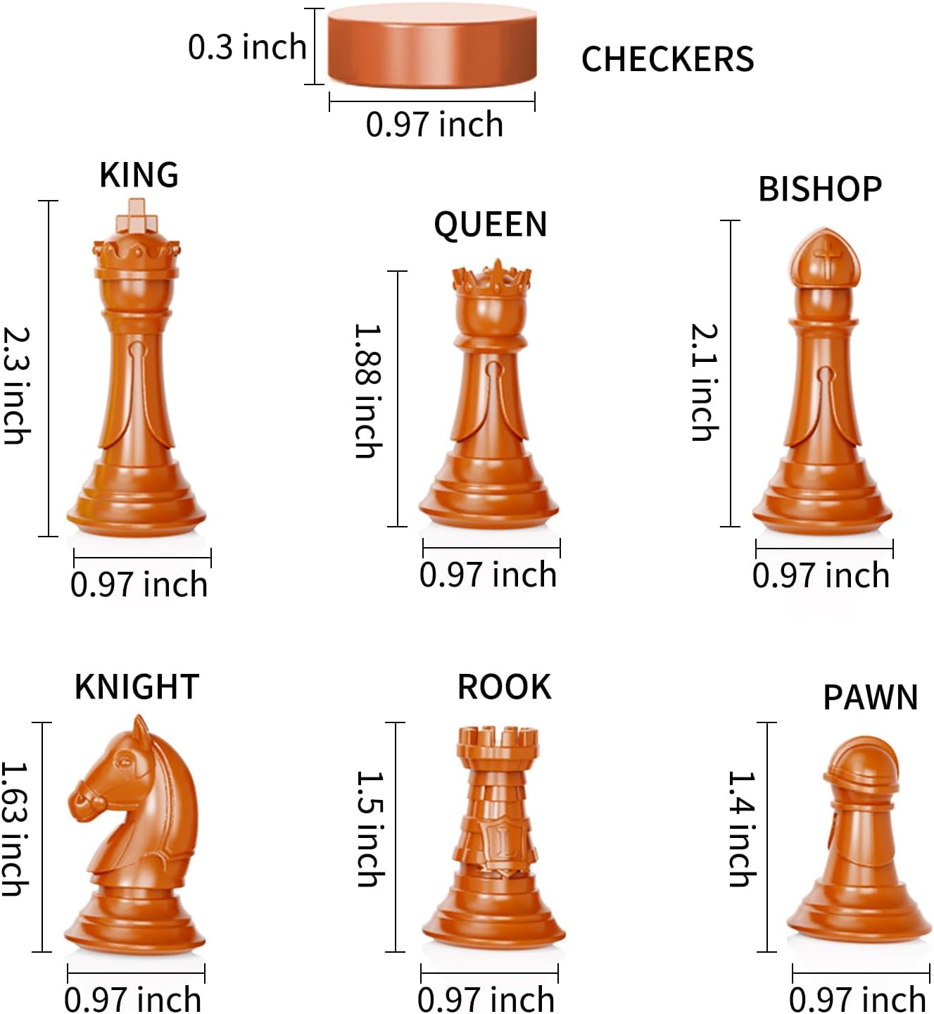 HONGTUO 2 in 1 Magnetic Chess Set 94