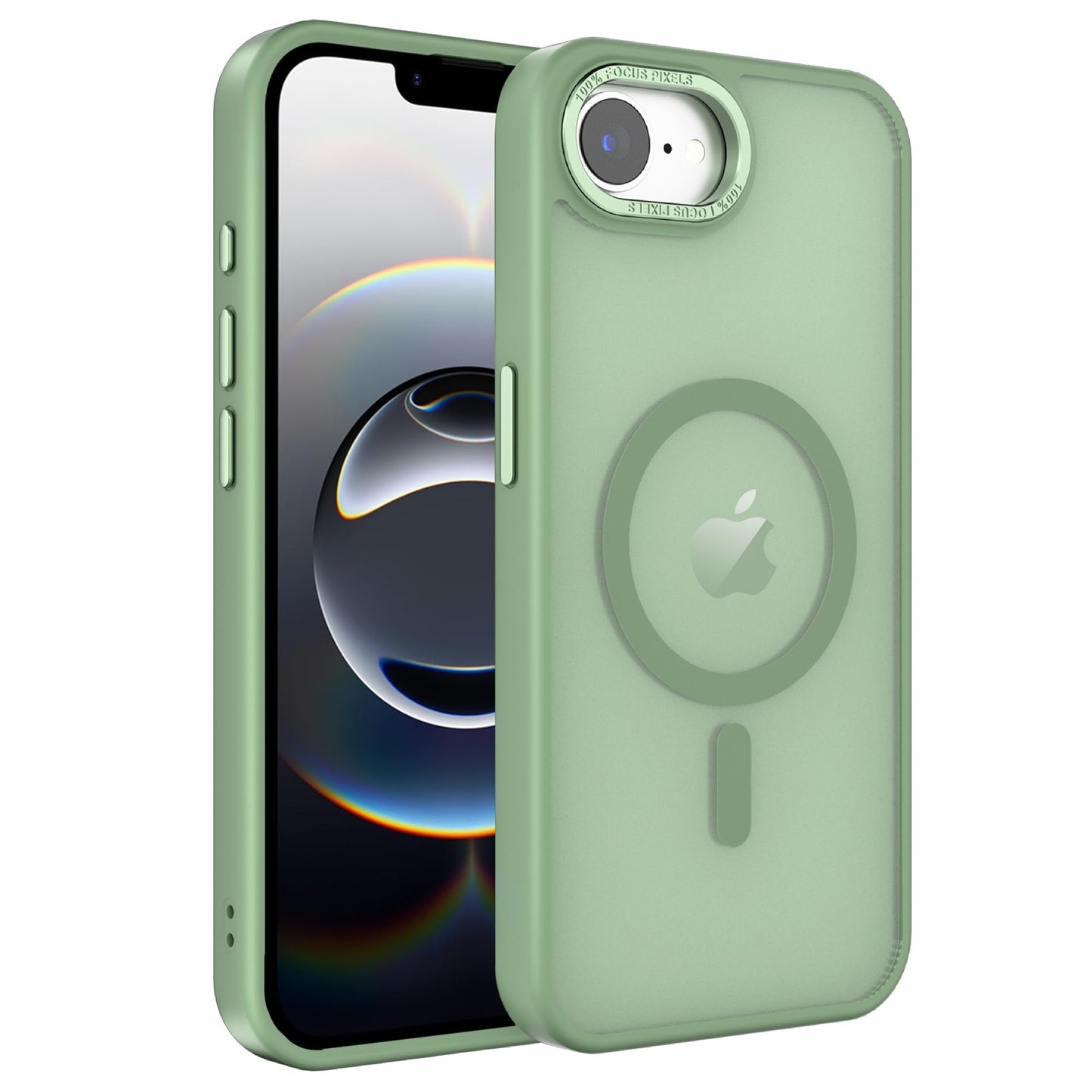 Magnetic for iPhone 17 Air Phone Case, [Compatible with MagSafe], Screen Protector X1, [Military Grade Drop Protection],Matte Finish,Slim,Shockproof,Protective (Black, iPhone 17 AIR) WN420