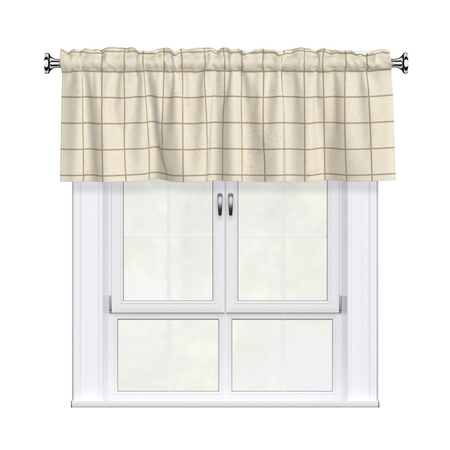 Easter Valances for Windows - Pink Spring Cafe Curtains Floral Bunny Short Curtains for Living Room Bathroom Bedroom Basement BST202