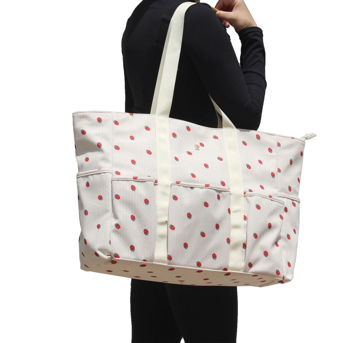ESVAN Utility Tote Bag Weekender Duffle Bag with 13 Pockets - Perfect for Travel, Work, Gym, Beach, Teachers, and Nurses BST326H