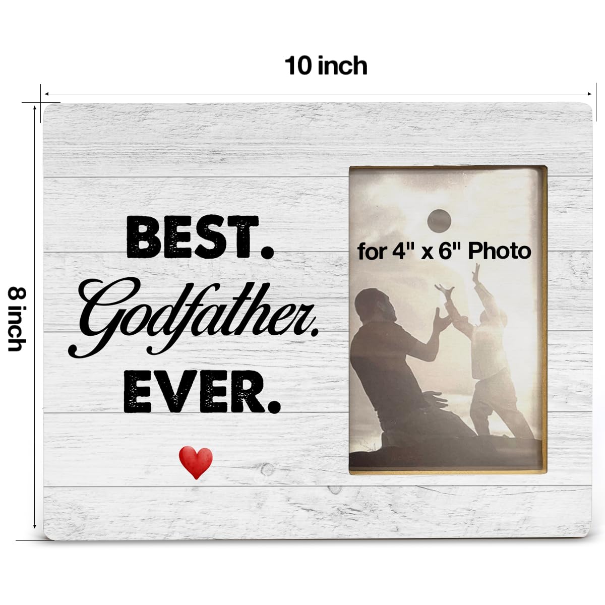 Yuzi-n Memorial Gifts for Loss of Brother Sympathy Wood Picture Frame | Remembrance Brothers Gifts, Memorial Picture Frame for 4x6 Inches Photo BST326H