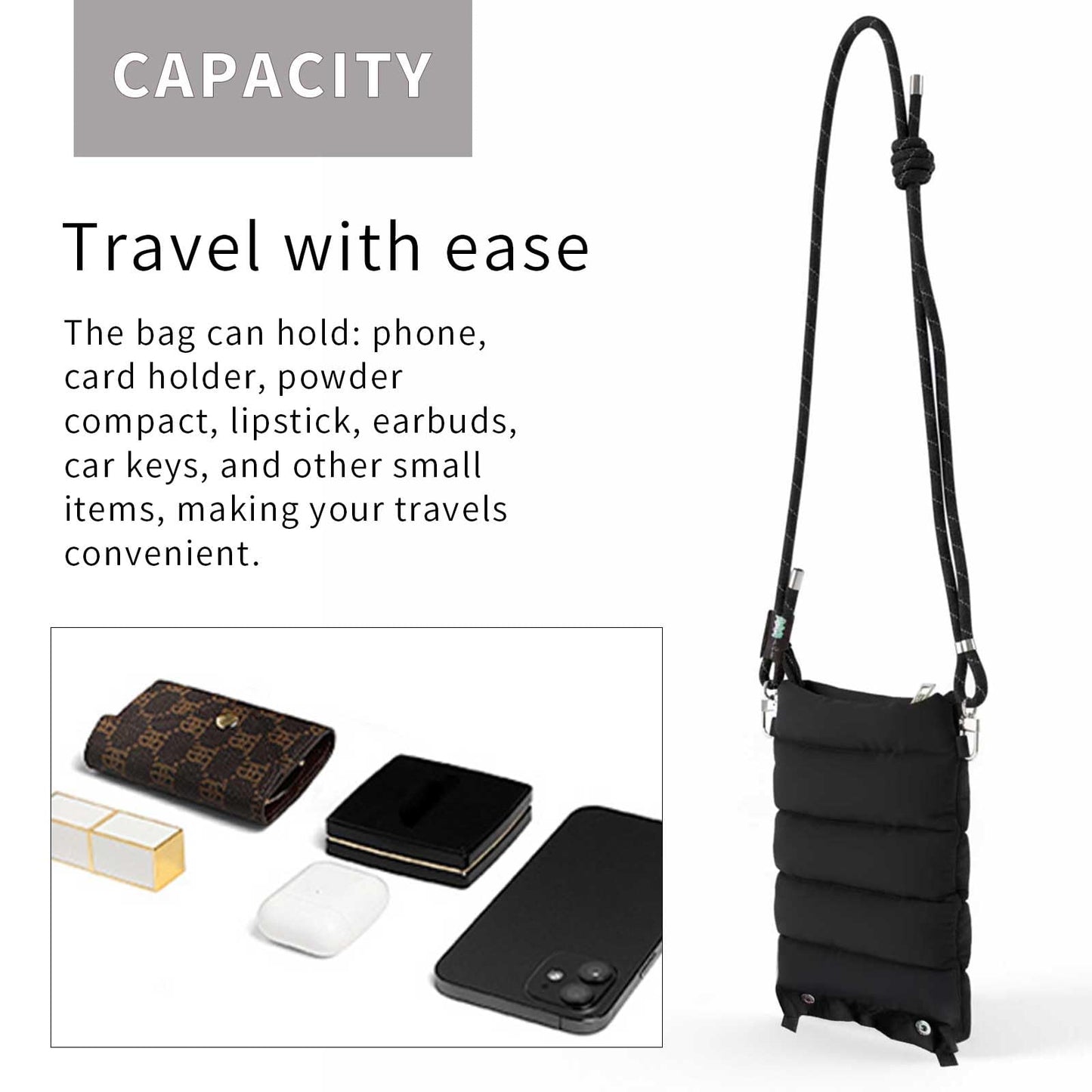 ACUARIO Crossbody Bag for Women, Tote Bag Purse for Work, Travel, Gym – Small Shoulder Bag, Stylish Women’s Tote Handbag BST202