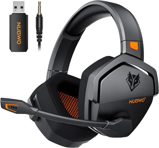 NUBWO G06 Wireless Gaming Headset with Mic for Ps5 Ps4 PC 7071