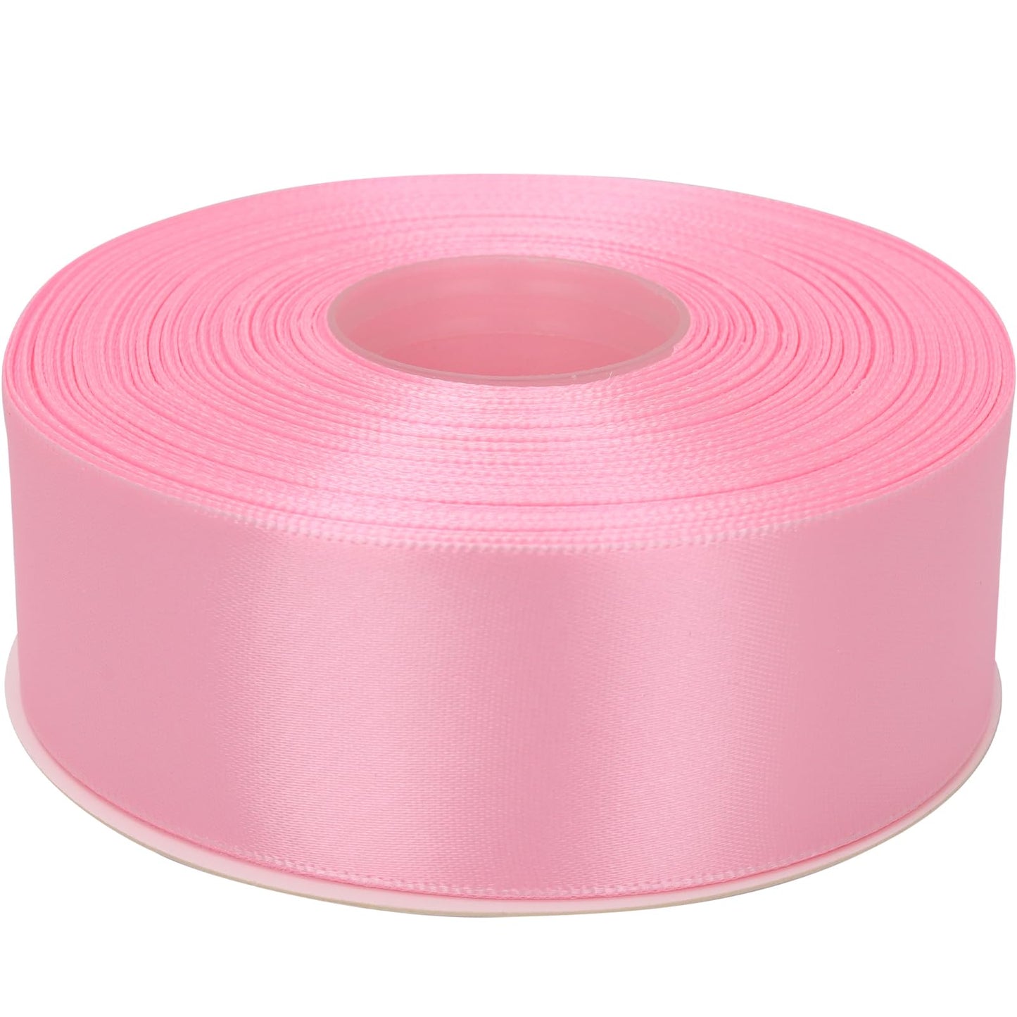 1-1/2 Inch Single Face Polyester Ribbon, 50 Yards Bulk Roll (Orange)–Wrinkle-Resistant Craft Ribbon for Gift Wrapping, Wedding Decor, DIY Projects BST220