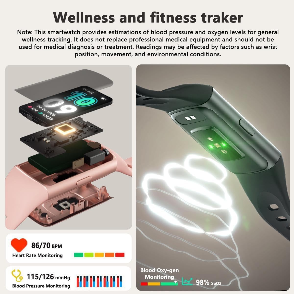 FINO 2 Slim Fitness Tracker 76