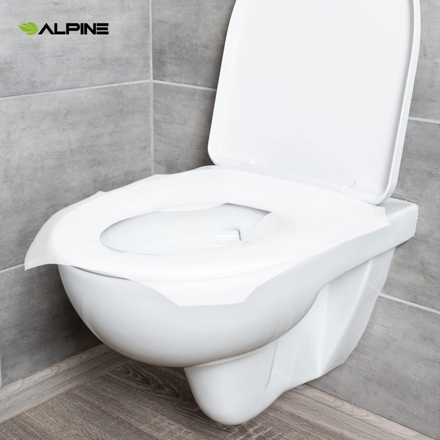 Alpine Industries Flushable Disposable Toilet Seat Covers for Public Bathroom - 250 Sheets Per Box - 3 Boxes - 750 Sheets