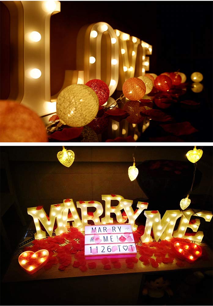 MUMUXI Marquee Light Up Letters | Large Light Up Numbers | Battery Powered and Bright with Every Letter of the Alphabet | For Wedding, Birthday, Party, Celebration, Christmas or Home Decoration (0) BST220