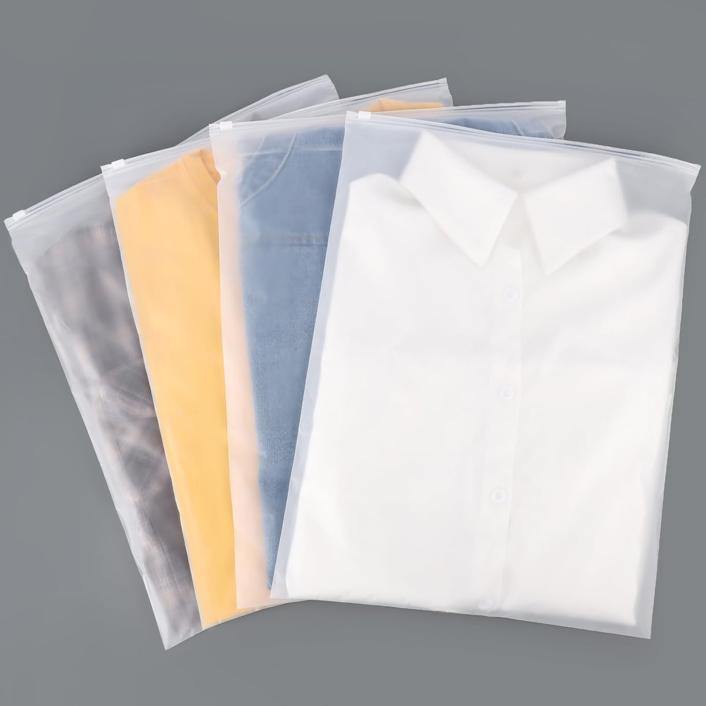 Clear Swimsuit Storage Bags, Clear Shirt Packaging Bags for Bikini, Swimwear, Bathing Suit Storage, 12x8 inch, Pack of 50, Waterproof, 3 Mil BST220