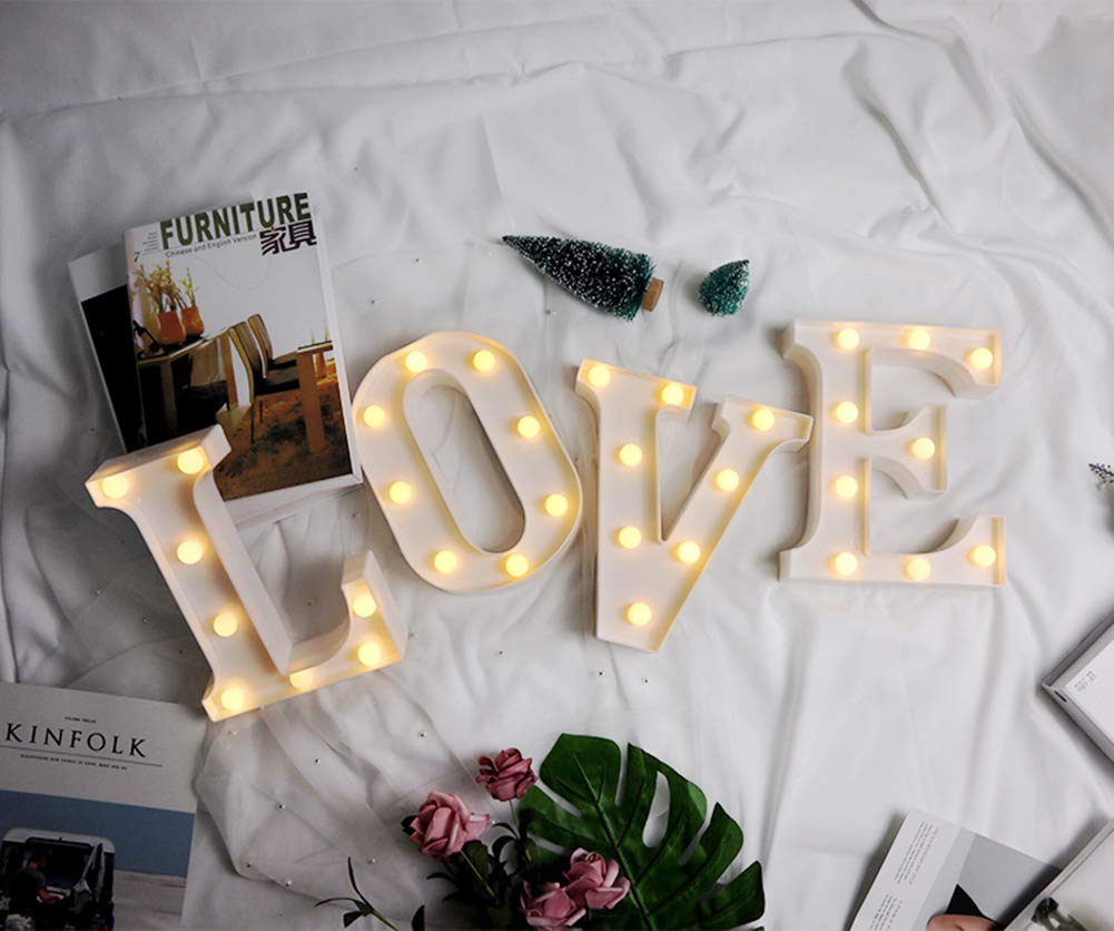 MUMUXI Marquee Light Up Letters | Large Light Up Numbers | Battery Powered and Bright with Every Letter of the Alphabet | For Wedding, Birthday, Party, Celebration, Christmas or Home Decoration (0) BST220
