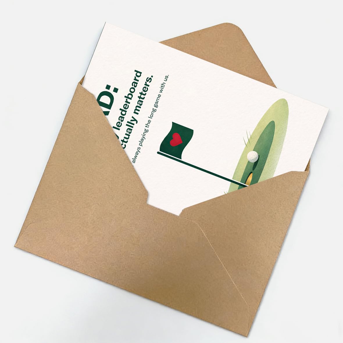 Memorial Fathers Day Card for Husband, Fathers Day Card for Husband in Heaven, Sympathy Fathers Day Gift, with Kraft Envelope and Gold Seal Sticker BST220