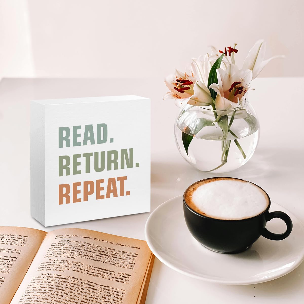 Inspirational Motivational Gifts Employee Appreciation Gifts Wood Box Sign | Daily Affirmations for Women, Little Reminders You are Enough Wooden Box Desk Decorative Sign for Office Desk Table Shelf BST202