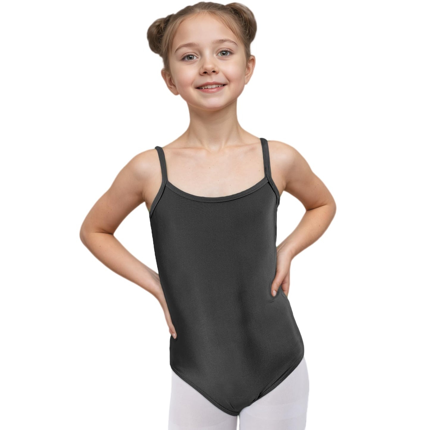 Wildarms Girls Camisole Ballet Leotard Dance Wear | Girls camisole leotard features an unlined single-layer polyester fabric designed for lightweight costume layering WN420