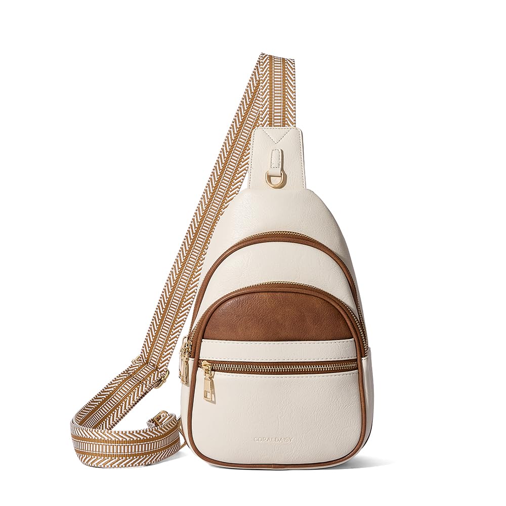 CORALDAISY Crossbody Bags for Women Fanny Pack Sling Bag Crossbody Purse Travel Purses for Women BST220