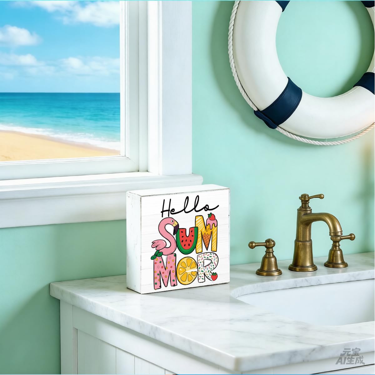 Coffee Sign Decor Sunshine Decorations for Home Office Coffees Station | Coffee Bar Decor Decorations for Home Funny Sun Table Desk Decorations Unique Housewarming Gift Ideas for Women BST202