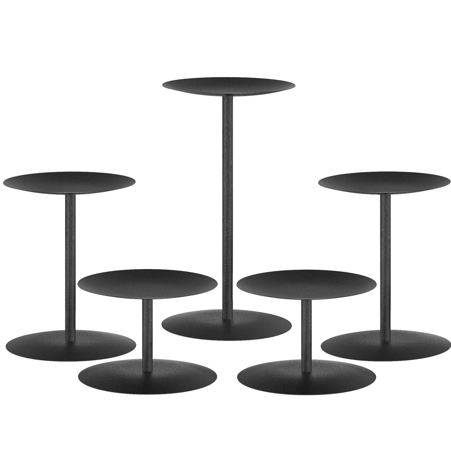 smtyle Gold Metal Candle Holder Sets for Pillar Candles Set of 3 Wedding Table Centerpiece Candle Holders, Minimalist Farmhouse Decor for Fireplace Mantel & Dining Room BST326H