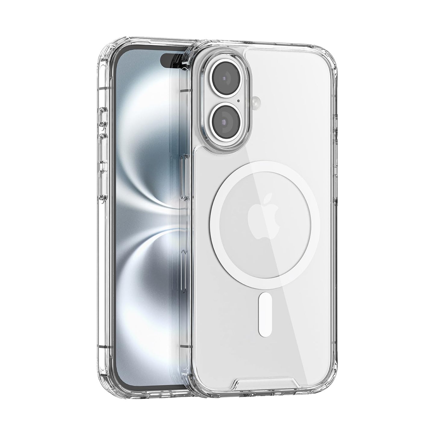 PULOKA for iPhone 14 Pro Transparent Case, Compatible with MagSafe, Clear Protector Slim Cover, Magnetic Phone Case for iPhone 14 Pro 6.1 inch Balck WN420