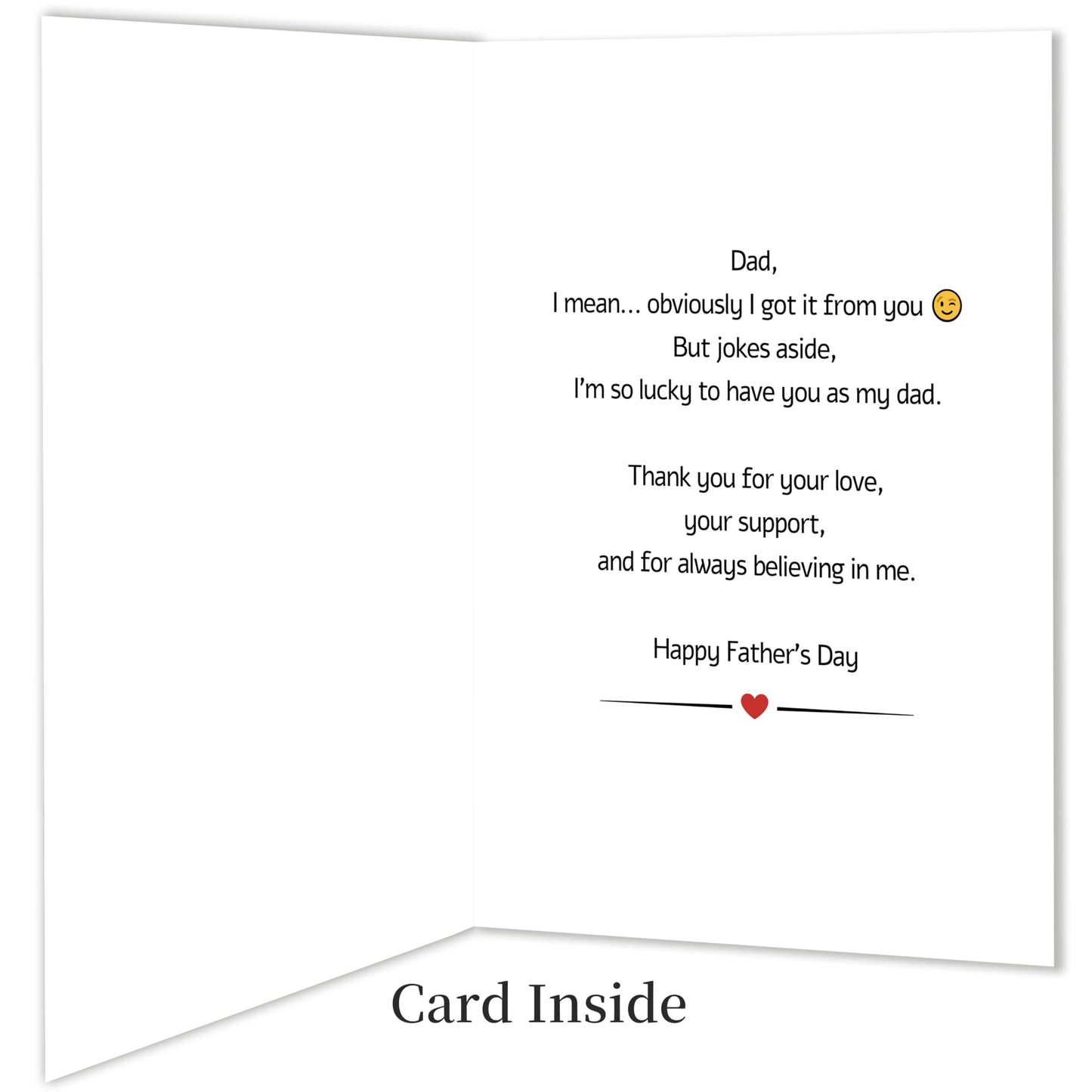 Funny Fathers Day Card for Dad, Father's Day Cards Gifts Decorations from Daughter Son, Happy Fathers Day Card from Cat, Cute Cat Dad Father's Day Decorations Gifts BST220