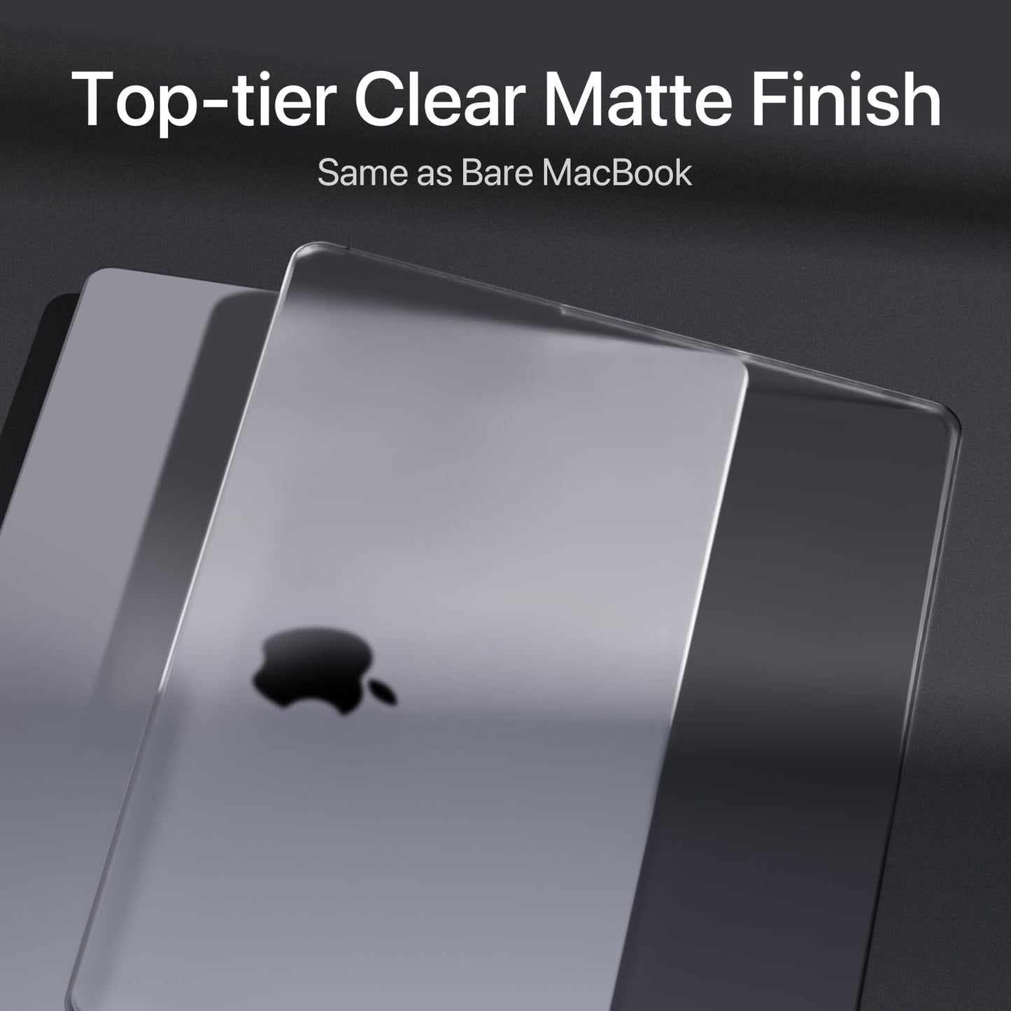 Soonjet for MacBook Pro 14 inch Case | M5 M4 M3 M2 M1 Pro/Max 2025-2021 | Same as Bare-MacBook | Protective Hard Shell Laptop Cover | Frosted Clear