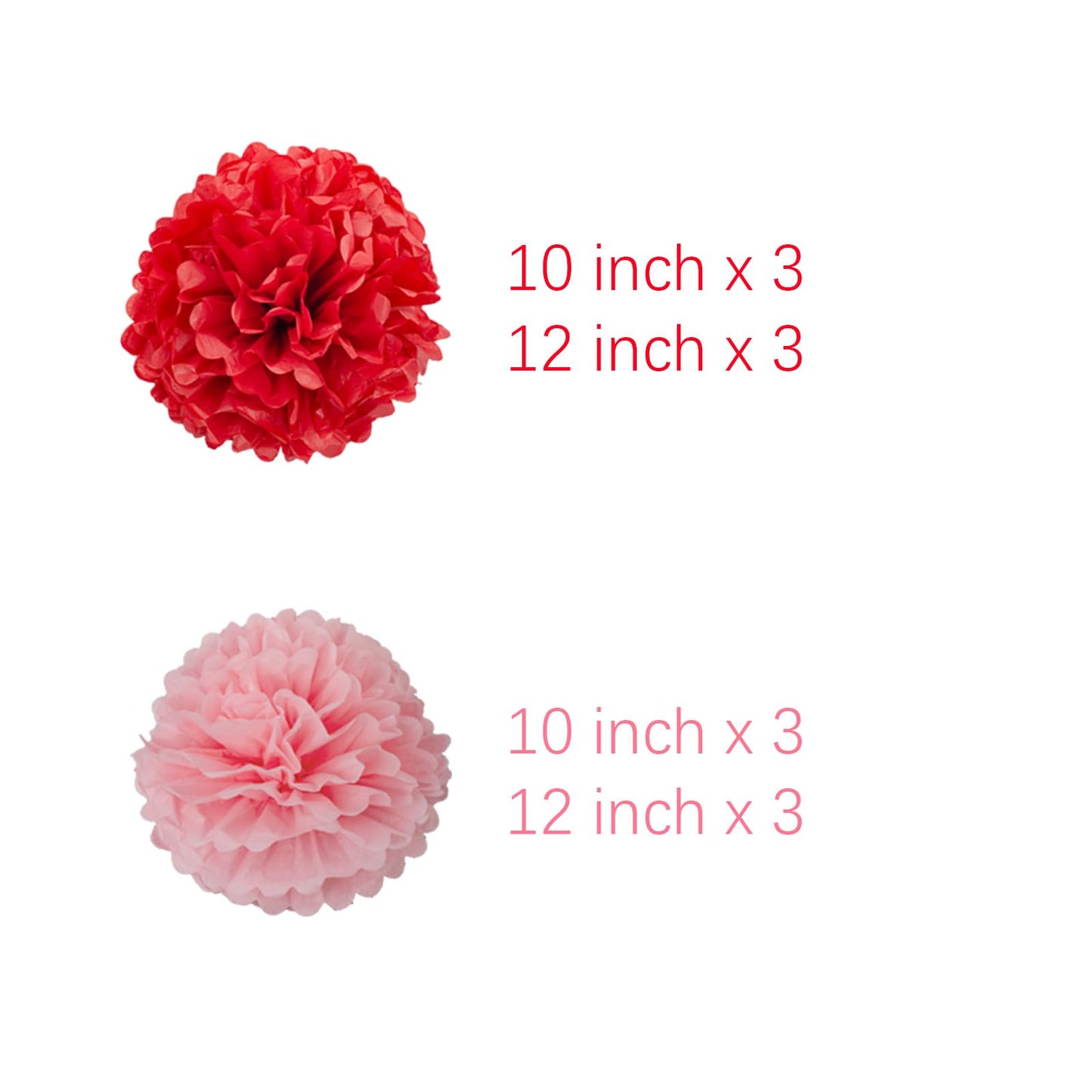 Blue Green and Purple Tissue Pom Poms Paper Kit DIY Decorative Flowers Ball for Birthday Party Wedding Hanging Decorations Pack of 12 10in12in BST220