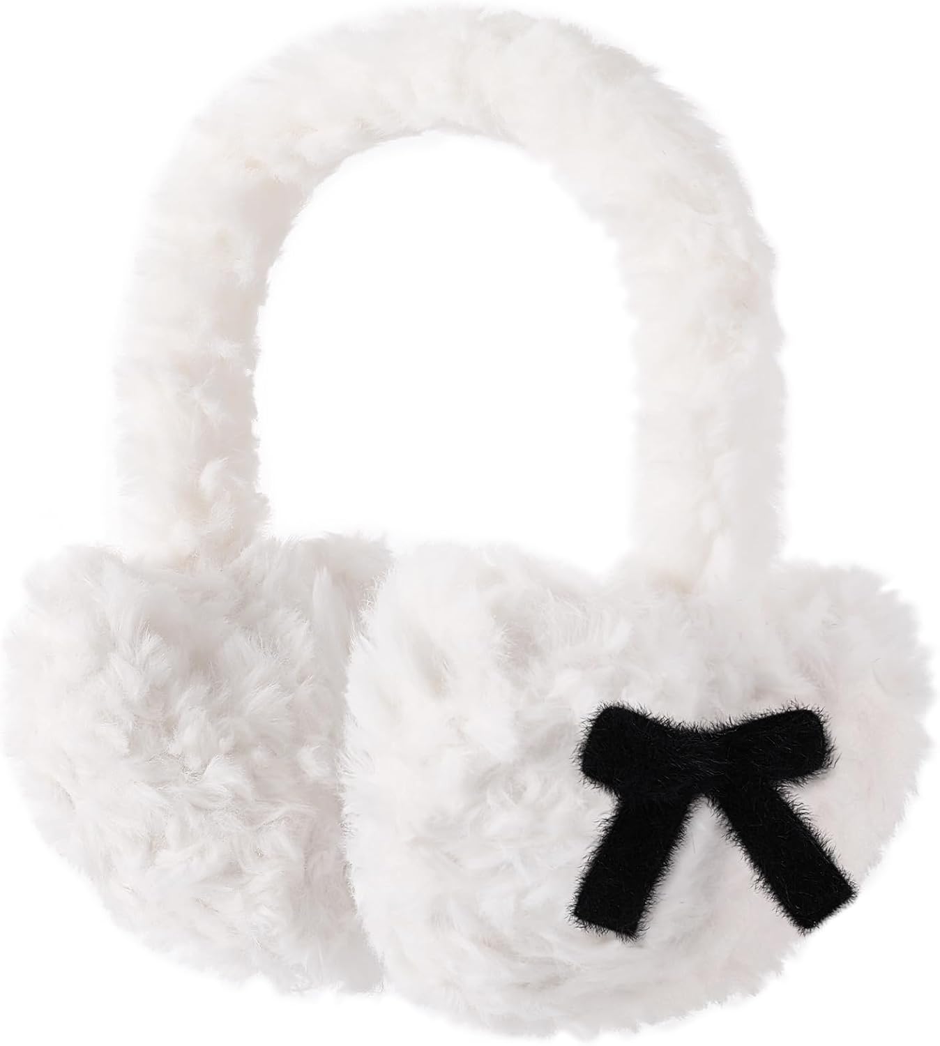 Valentines Day Gifts for Her Earmuffs for Women, Foldable & Fuzzy Ear Muffs for Outdoor Activities WN420