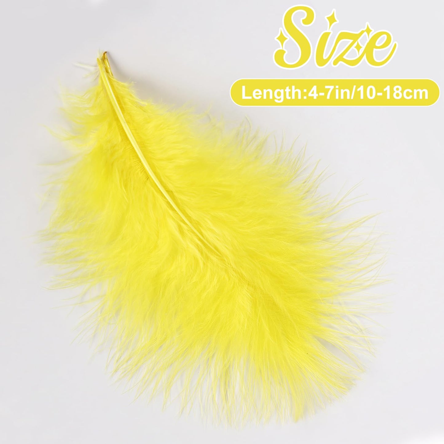 Fluffy Turkey Marabou Feathers 100pcs for Craft Dream Catcher Decoration - 4-7Inches Natural Feathers (Green) BST220