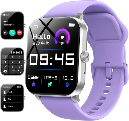 Smart Watch Your Fitness Tracker 1.85" Purple 89