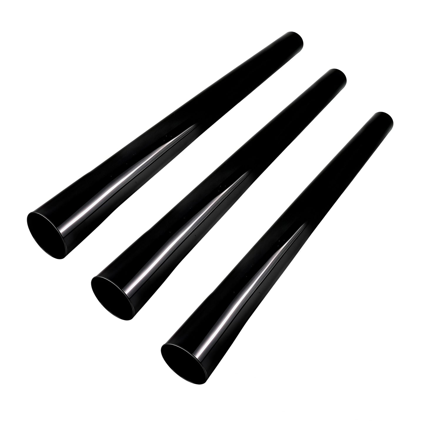 Vacuum Extension Tubes 2Pack, 1.25 Inch Diameter, 14.76" and 17.71" Length - Black | Compatible with 1-1/4 Inch Hose Wet/Dry Vacuum Cleaners | Versatile Tool (Black, 1 P14.76" +1 P 17.71 ") BST202
