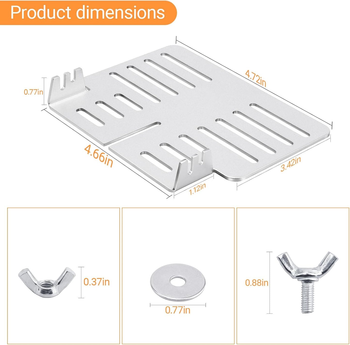 Heat Powered Stove Fan Mounted Accessories | For Mr. Heater Buddy MH9BX MH12HB MH18B, Portable Fan Stand for Enhanced Warmth in Winter Camping Tent Rooms BST202
