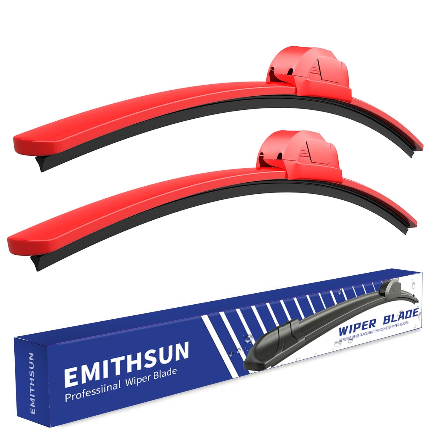 OEM QUALITY 26" + 22" Premium All-Seasons Stable And Quiet Windshield Wiper Blades(Set of 2) WN420