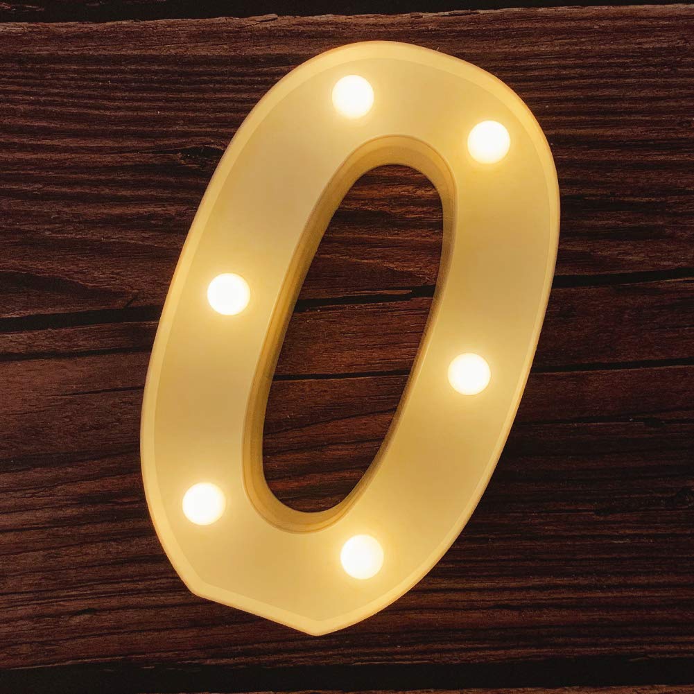 MUMUXI Marquee Light Up Letters | Large Light Up Numbers | Battery Powered and Bright with Every Letter of the Alphabet | For Wedding, Birthday, Party, Celebration, Christmas or Home Decoration (0) BST220