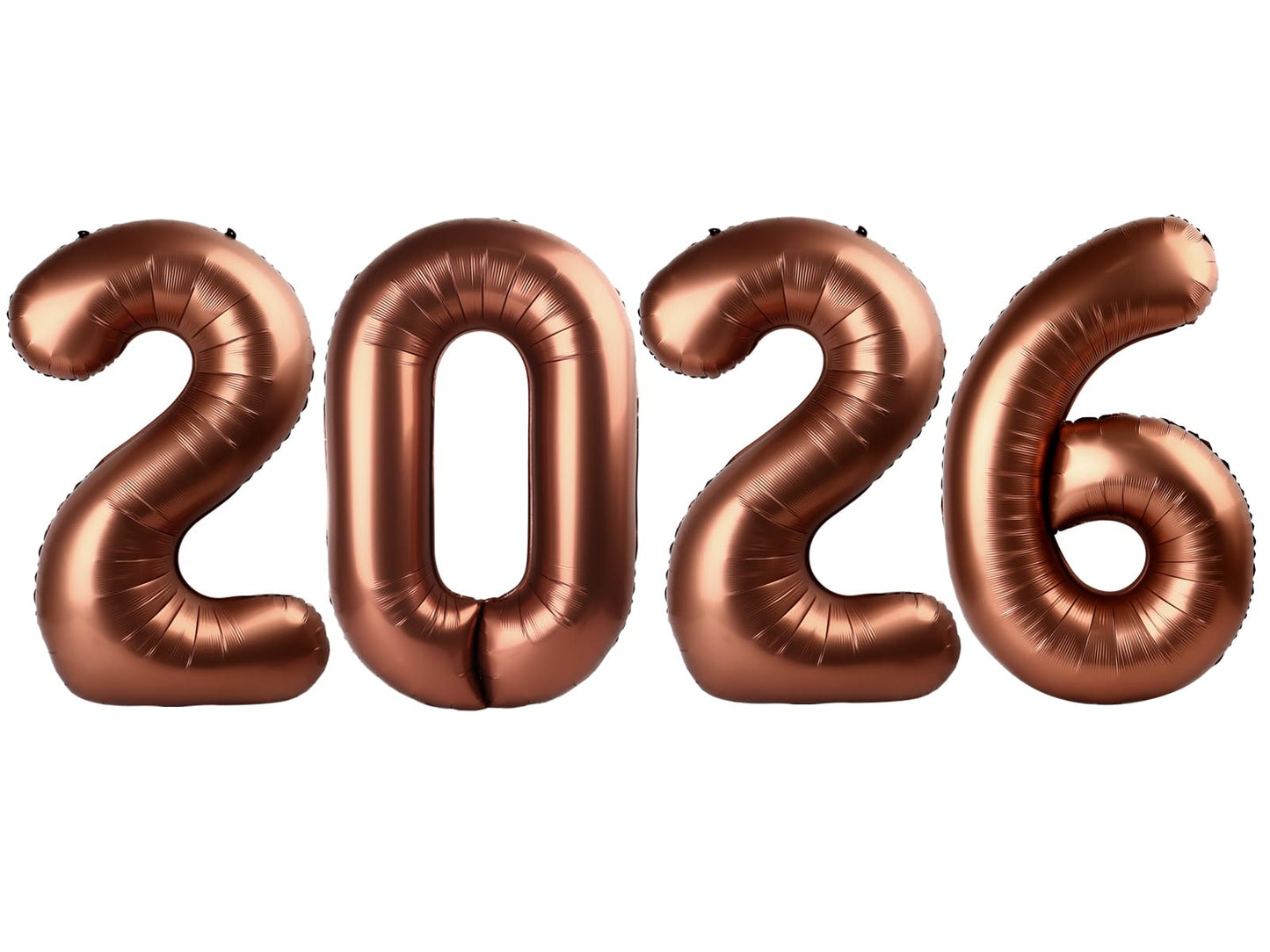 Light Brown 2026 Number Balloon, Light Brown Number Balloons 40 Inch, 2026 Balloon Birthday Decorations, 2026 Birthday Party Supplies, 2026 Graduation Party Favors, Class of 2026 Decorations BST326L