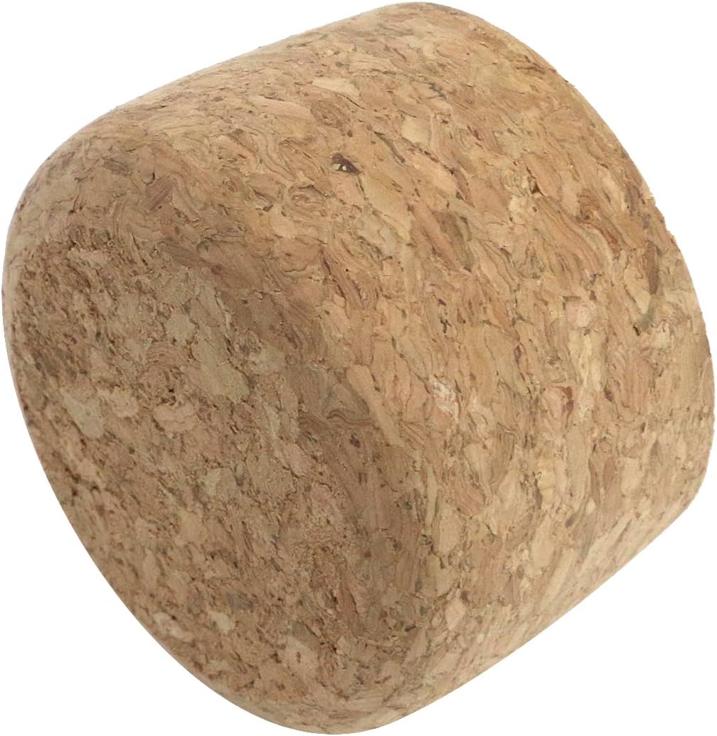 Wooden Cork Plugs,Corks Stoppers Soft Wood Wine Bottle Replacement Corks(2x1.85x1.38 Inch,5 PCS) BST326L