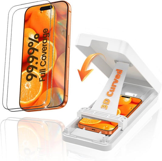 BosomFrienz 3D Glass Tempered Glass Screen Protector for Curved Screen Phones 82