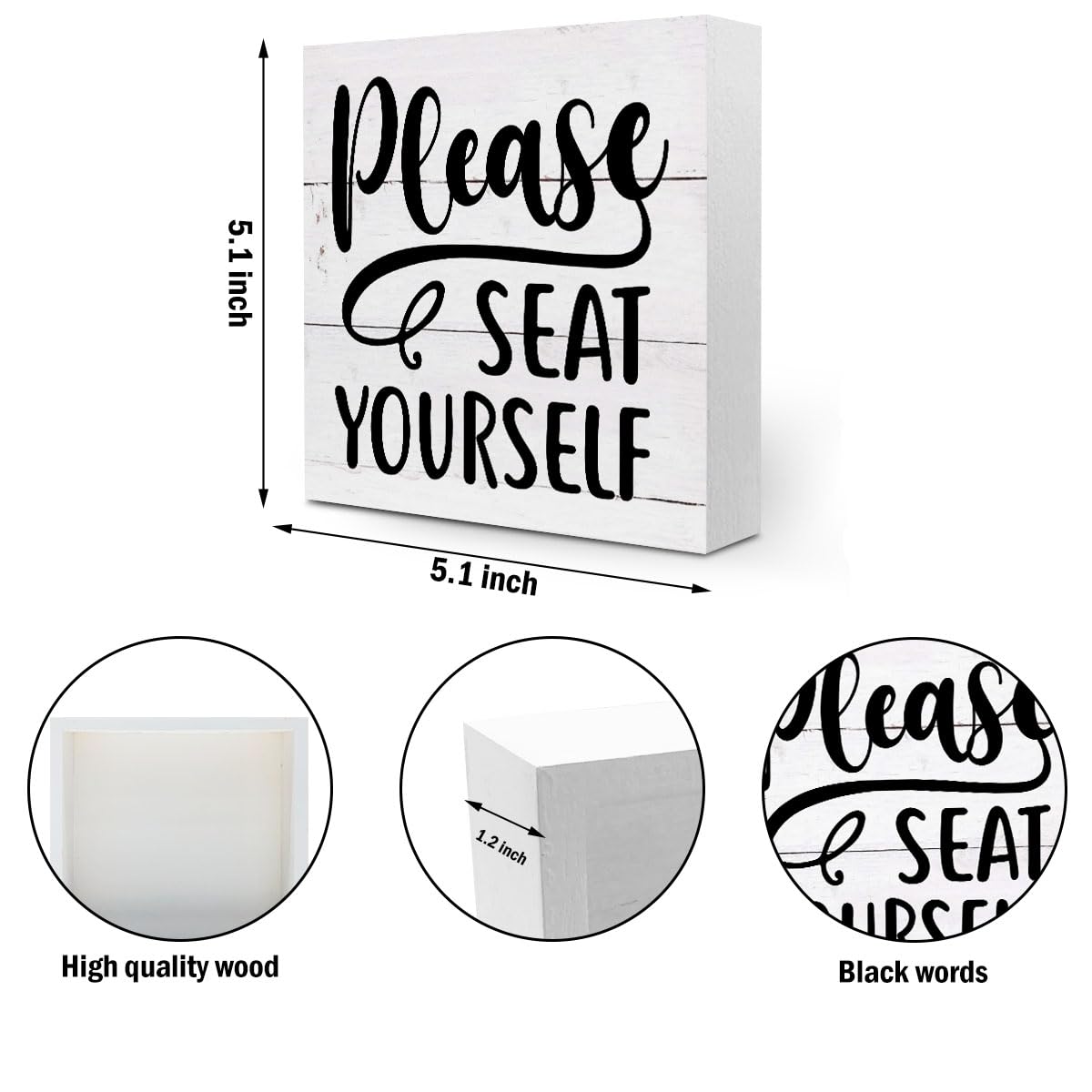 Inspirational Motivational Gifts Employee Appreciation Gifts Wood Box Sign | Daily Affirmations for Women, Little Reminders You are Enough Wooden Box Desk Decorative Sign for Office Desk Table Shelf BST202