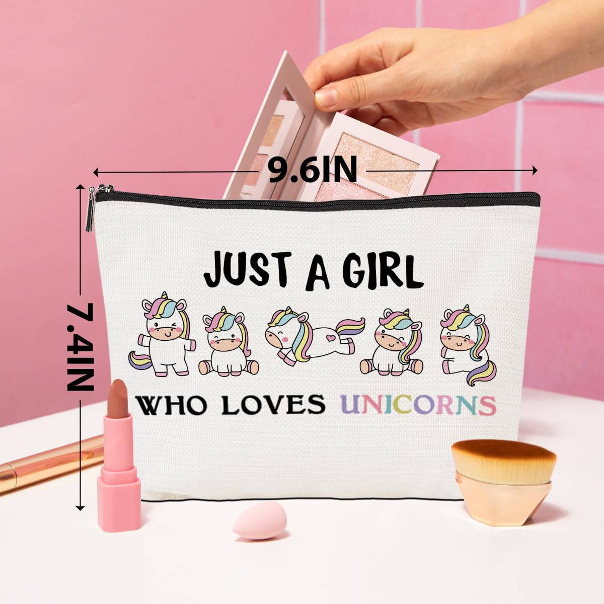 Funny Cat Gifts Makeup Bag Cat Gifts for Girls Cats Lover Cosmetic Bag | Cat Mom Gifts Cat Stuff Cosmetic Bag Toiletry Bag Zipper Pouch for Girls Female Sister Daughter Birthday Friendship BST202