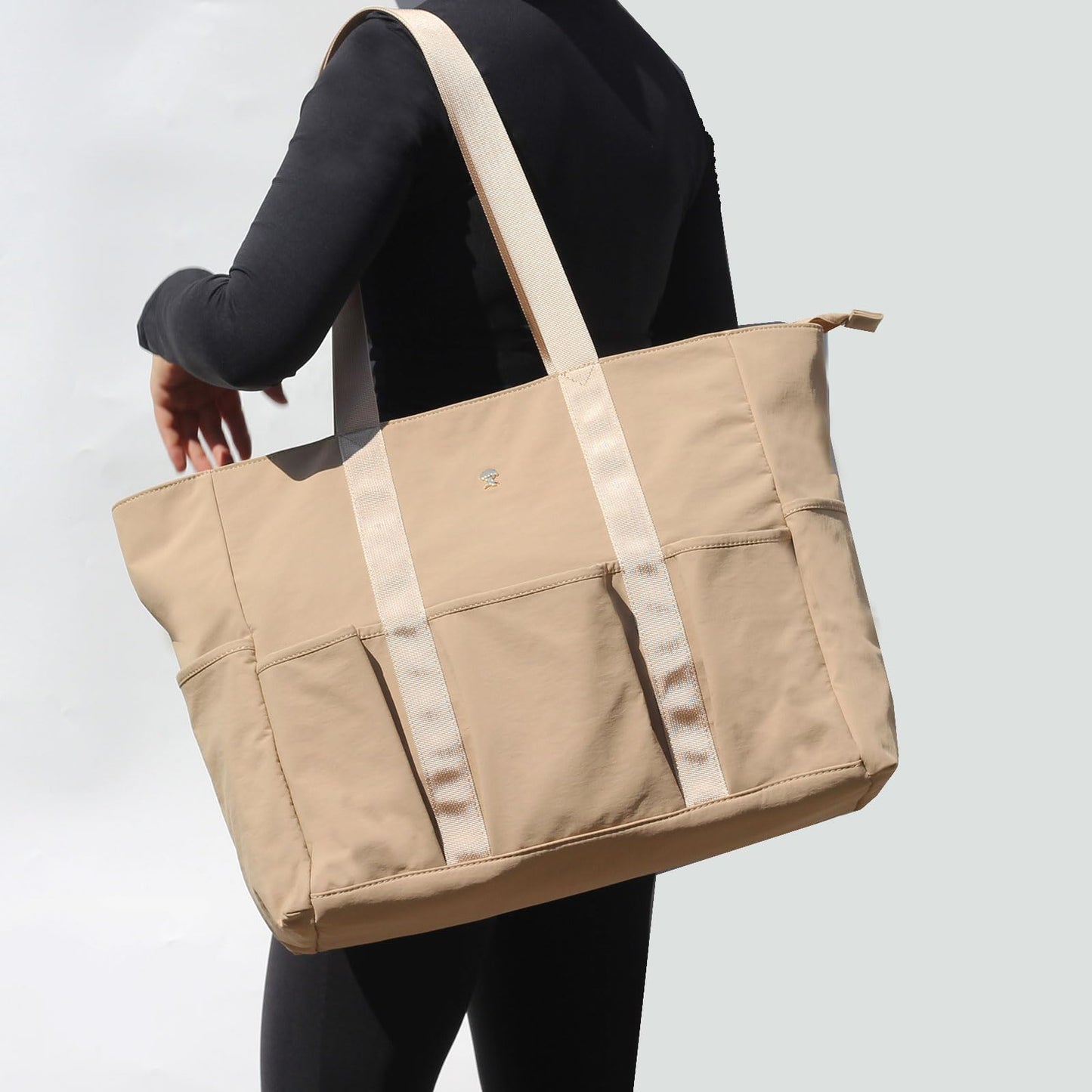 ESVAN Utility Tote Bag Weekender Duffle Bag with 13 Pockets - Perfect for Travel, Work, Gym, Beach, Teachers, and Nurses BST326H